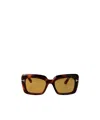 Tom Ford Squared Sunglasses Ft1318 53 E In Brown
