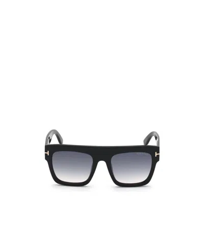 Tom Ford Geometric Sunglasses In Gray