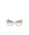 Tom Ford Geometric Sunglasses In Nude