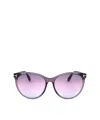 Tom Ford Geometric Sunglasses In Blue