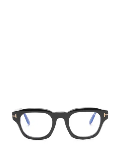 Tom Ford Geometric-frame Glasses In Black