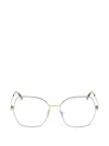 Tom Ford Geometric-frame Glasses In Metallic