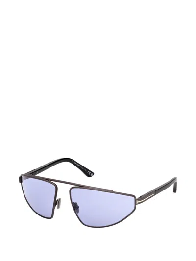 Tom Ford Geometric-frame Sunglasses In Pattern