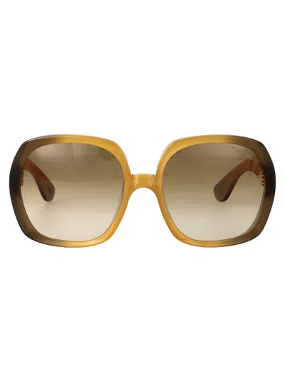 Tom Ford Giallo/altro / Marrone Grad Acetate Sunglasses
