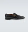Tom Ford Gigi Twisted-band Leather Loafers In Black
