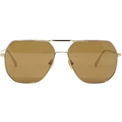 Pre-owned Tom Ford Gilles-02 Ft0852 28e Rose Gold Sunglasses In Pink