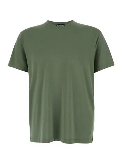 Tom Ford Girocollo In Jersey In Green