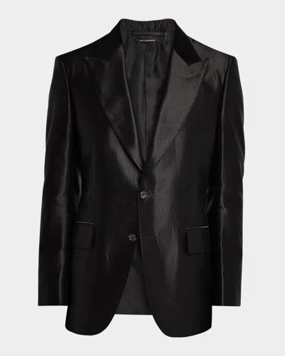 Tom Ford Glamorous Cord Dyllan Jacket In Black