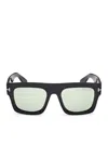 Tom Ford Fausto Square-frame Acetate Sunglasses In Black