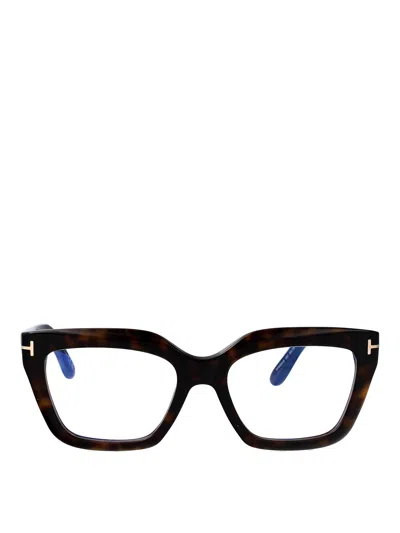 Tom Ford Glasses In Brown