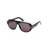 Tom Ford Nero Lucido Acetate Sunglasses In Black