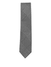 Tom Ford Glen-plaid Tie In Gray