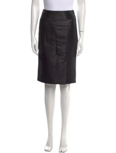 Pre-owned Tom Ford Glitter Accents Knee-length Skirt In Multi