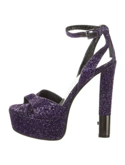 Pre-owned Tom Ford Glitter Sandals