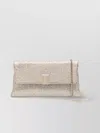 Tom Ford Glitter Textured Fabric Clutch Shoulder Bag In Purple