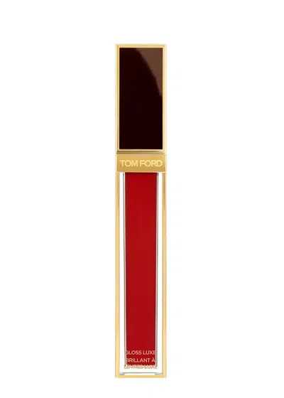 Tom Ford Gloss Luxe, Lip Gloss, Disclosure, Brass, Liquid In White