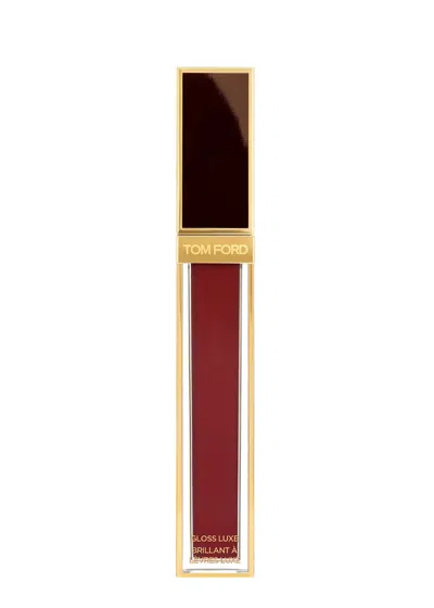 Tom Ford Gloss Luxe, Lip Gloss, Saboteur, Brass, Infused Three Oils In White