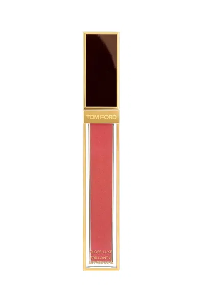 Tom Ford Gloss Luxe, Lip Gloss, Tantalize, Brass, Liquid In White