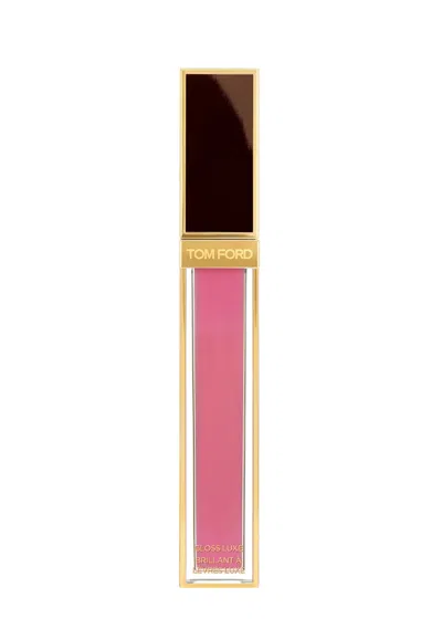 Tom Ford Gloss Luxe, Lip Gloss, Wicked, Brass, Liquid, Three Oils In White
