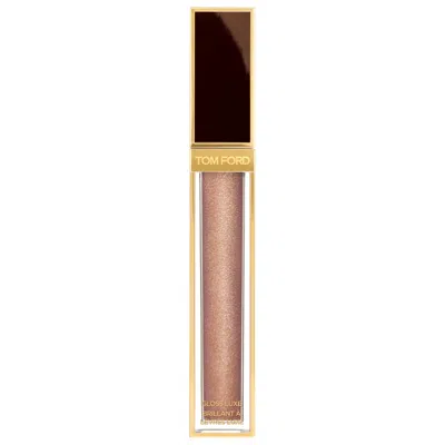 Tom Ford Gloss Luxe Lip With Hydrating Jojoba Oil N4 East Coast 0.24 Oz./7ml In Gray