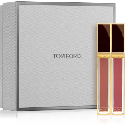 Tom Ford Gloss Luxe Moisturizing Lip Gloss Duo (nordstrom Exclusive) $118 Value In No Color