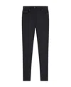 Tom Ford Glossy Denim Skinny Jeans In Black