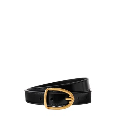 Tom Ford Glossy Leather Belt In Orange