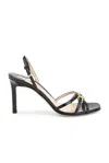 TOM FORD GLOSSY STAMPED CROC 85 SANDAL