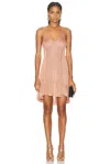 Tom Ford Godet Slip Dress In Rose