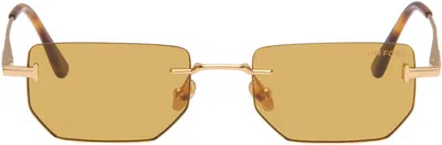 Tom Ford Gold Ethan Sunglasses
