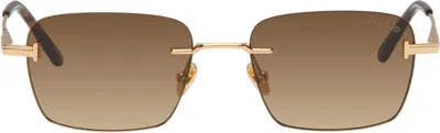 Tom Ford Gold Jake Sunglasses