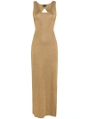 TOM FORD GOLD OPEN-BACK MAXI DRESS