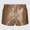 Tom Ford Gold Shorts In Gold