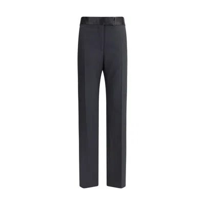 Tom Ford Gold Silk Pants In Gray