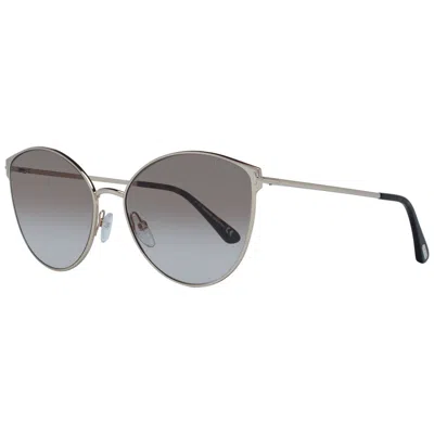 Tom Ford Gold Women Sunglasses In Gray