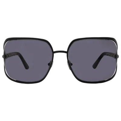 Tom Ford Goldie Smoke Rectangular Ladies Sunglasses Ft1092 01a 60 In Purple