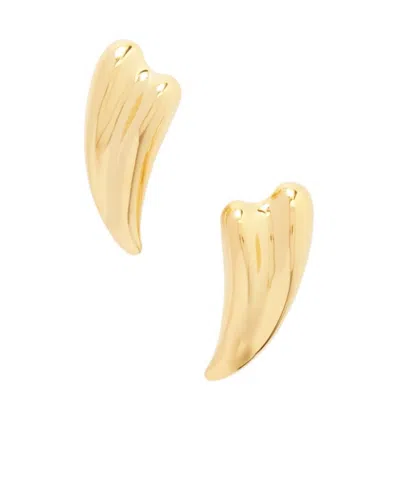 Tom Ford Gold-tone Clip Earrings In Red