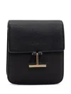 Tom Ford Grain Handbag On Strap In Black