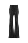 Tom Ford Grain Lux Goat Leather Pants With Patch Pockets In Black