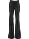 Tom Ford Grain Lux Goat Leather Pants With Patch Pockets In Schwarz