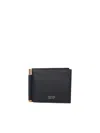 Tom Ford Grain Soft Money Clip Black Cardholder In Black
