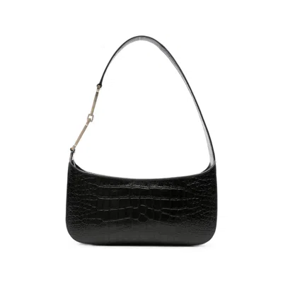 Tom Ford Grained Leather Shoulder Bag In Black