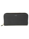 TOM FORD GRAINED LEATHER ZIP-AROUND WALLET