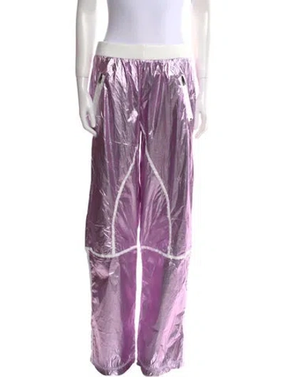 Pre-owned Tom Ford Graphic Print Wide Leg Pants In Purple