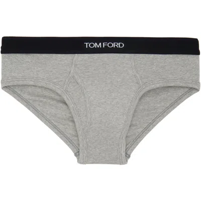 Tom Ford Gray Briefs Pants