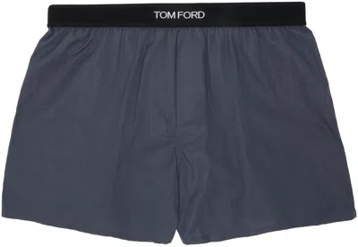 Tom Ford Gray Cotton Boxers