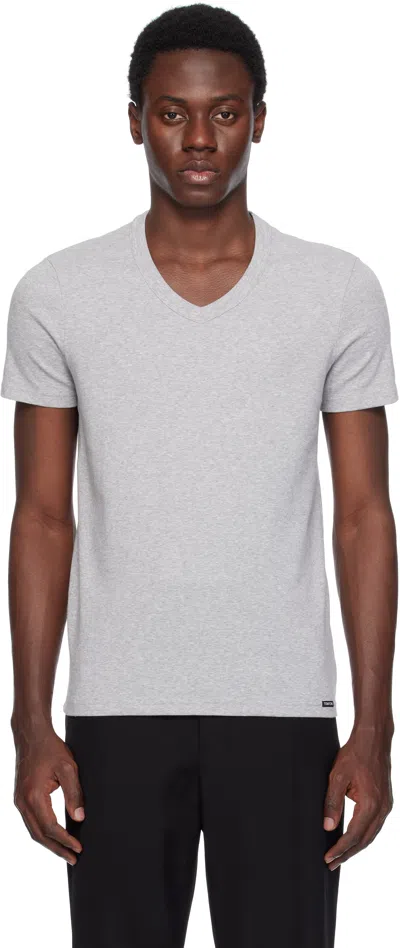 Tom Ford Slim-fit Stretch Cotton And Modal-blend T-shirt In Unknown