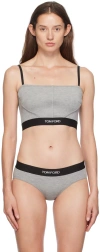 Tom Ford Gray Modal Signature Camisole In Ig164 Grey Melange