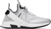 Tom Ford Gray Neoprene Suede Jago Sneakers