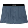 Tom Ford Gray Patch Boxers In Blue